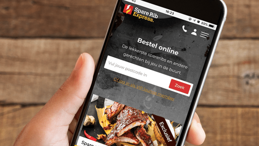 Vernieuwing website Spare Rib Express Nationale Franchisegids