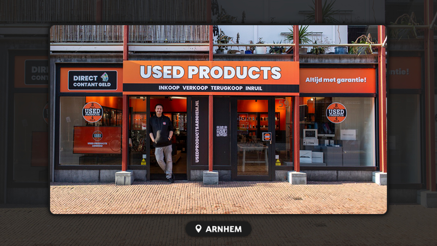 Nieuwe Used Products winkel opent in Arnhem